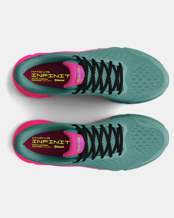 Men's UA HOVR™ Infinite 3 Daylight Running Shoes, Green, pdpMainDesktop image number 2